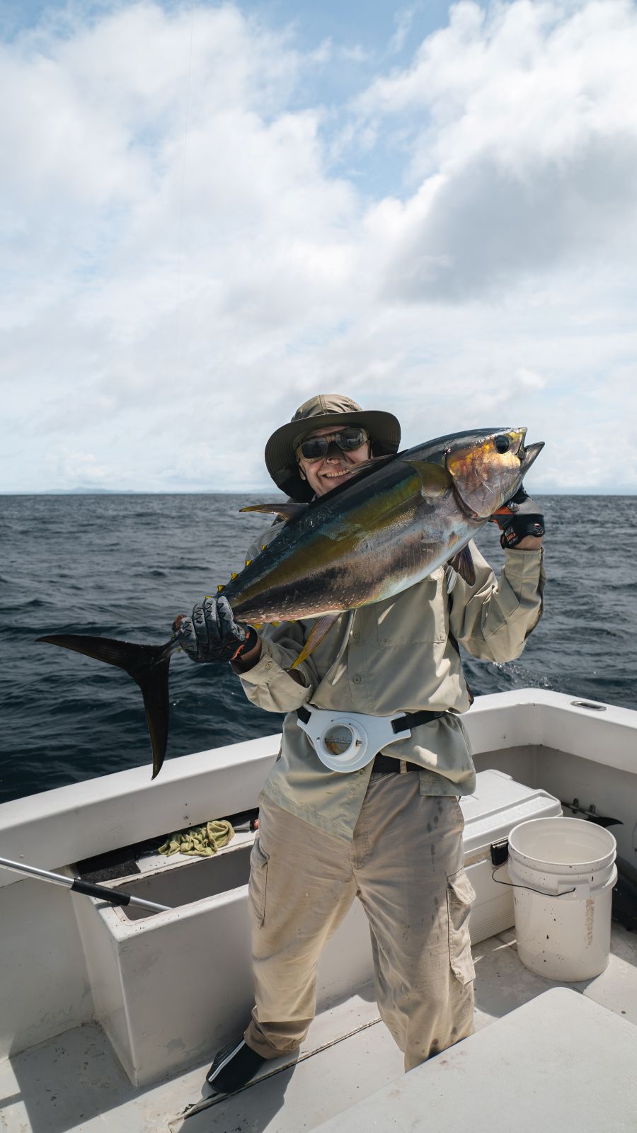 Deep sea fishing catch in Tamarindo
